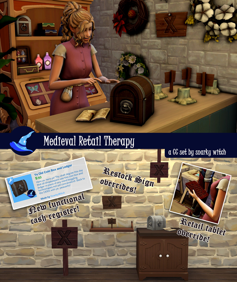 Medieval Retail Therapy - The Sims 4 Mods - CurseForge