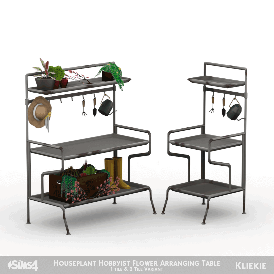 Houseplant Hobbyist Flower Arranging Table The Sims 4 Build / Buy