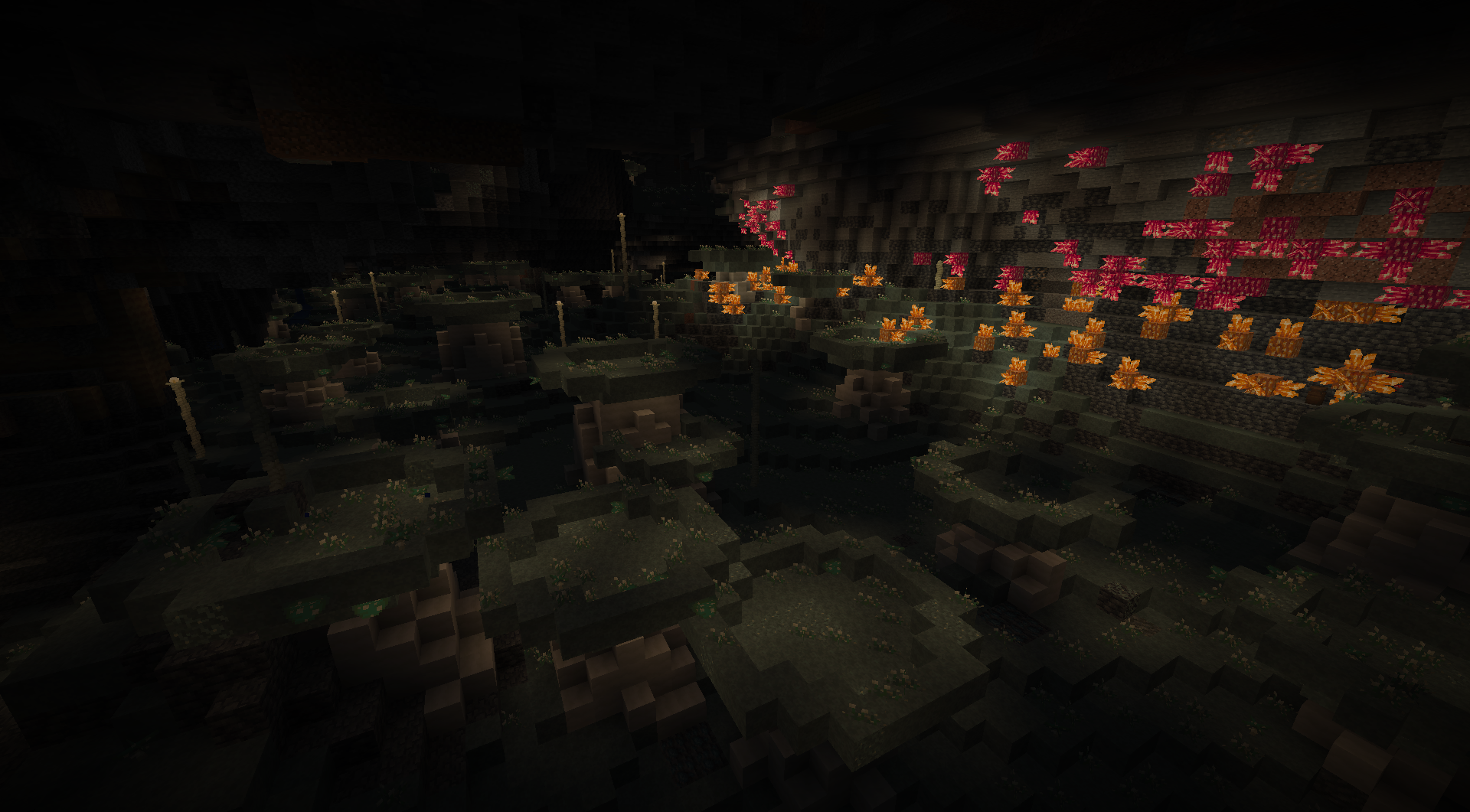 There are new biomes and cave layouts to explore. But beware the new dangers while exploring.