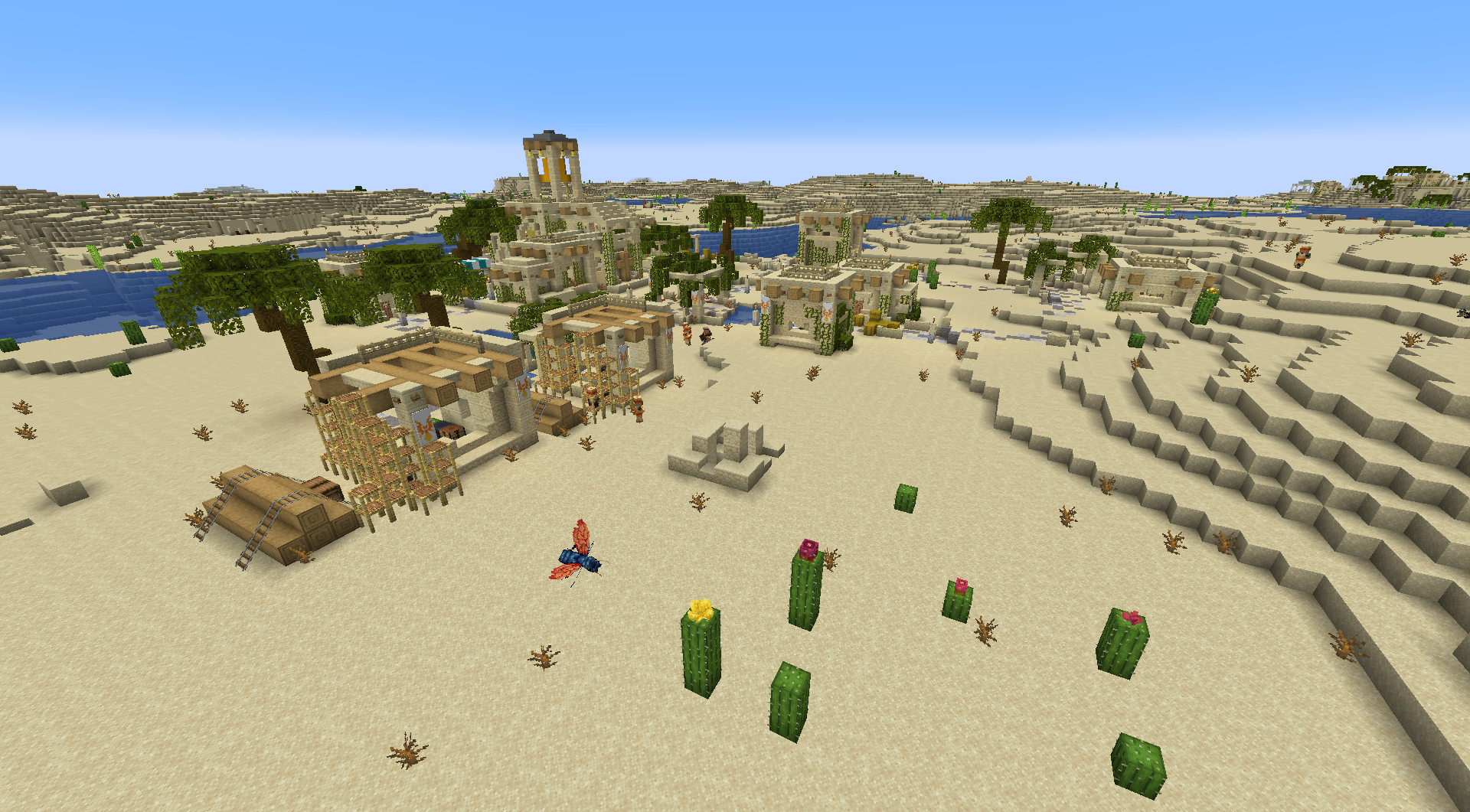 Many new prefab towns to discover with lots of detail.