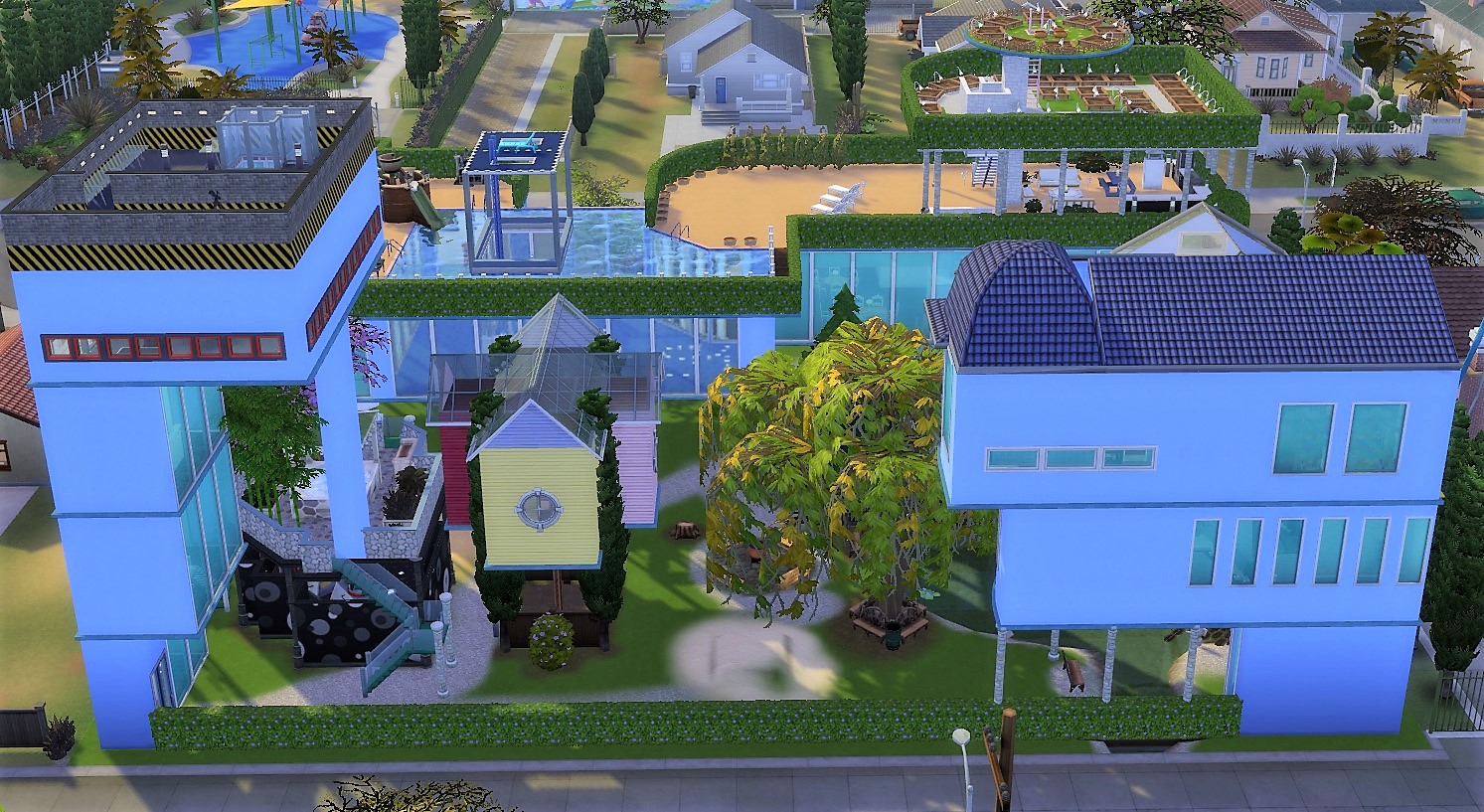 The Back Side of the Mansion