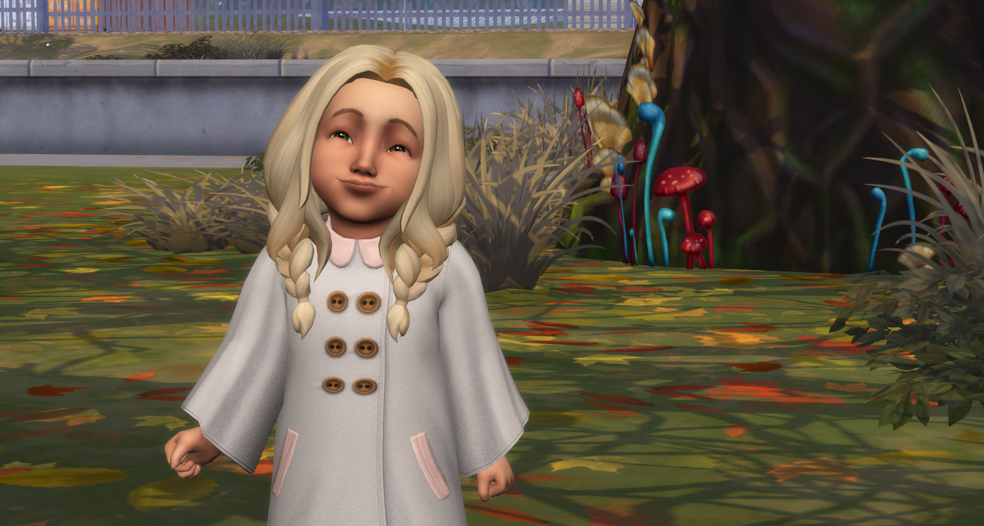Shows the hair in game