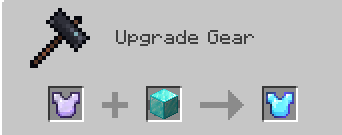 Iron to Diamond Chestplate conversion