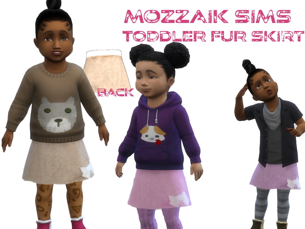 Toddler Fur Skirt 2