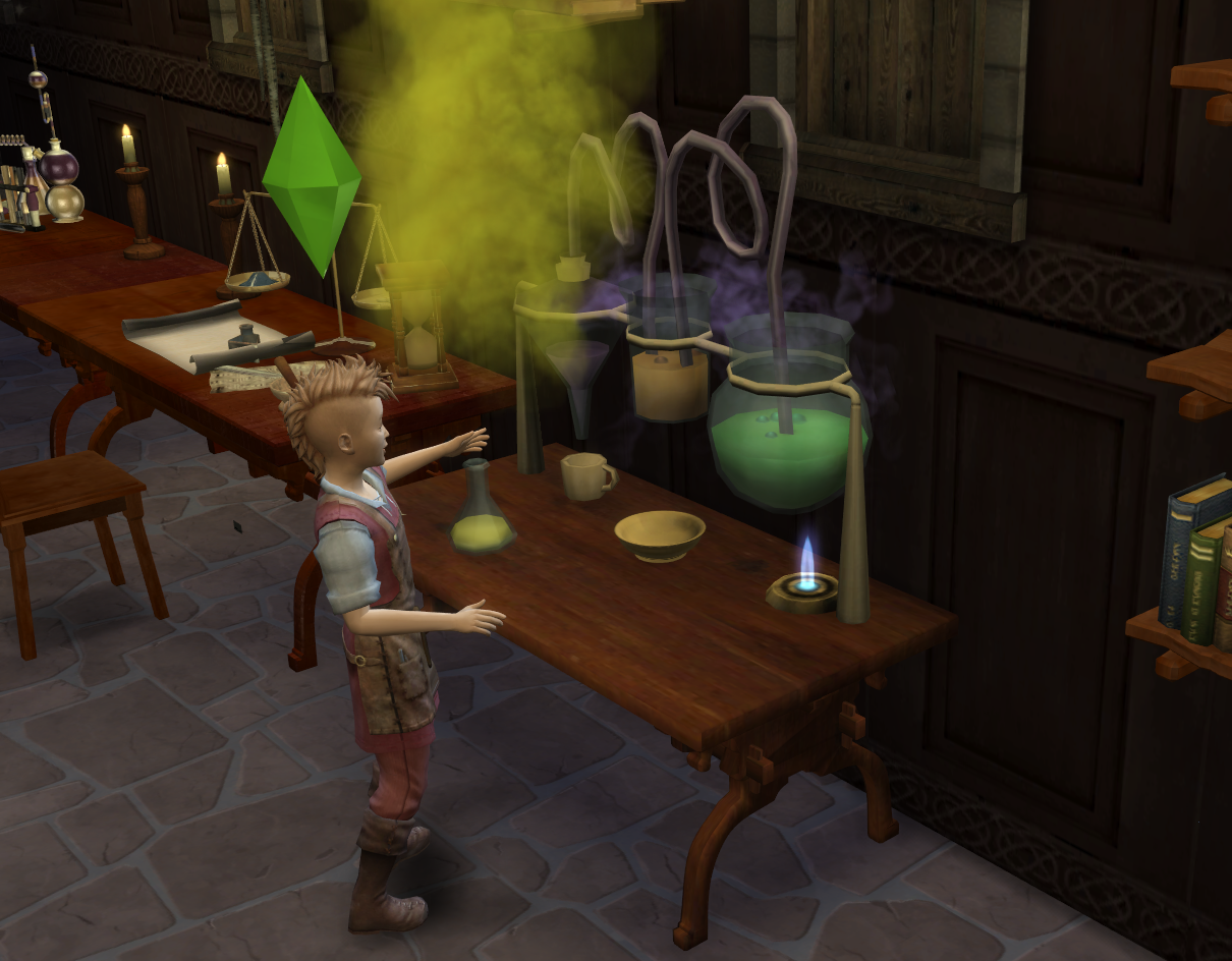 SDA Alchemy set + The Sims 4 Build / Buy