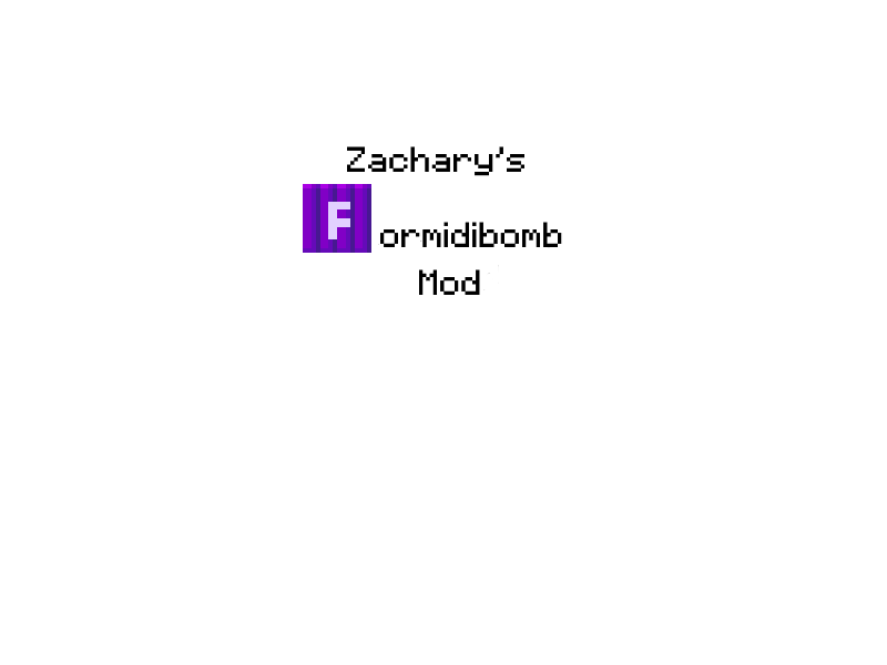 Zachary's Formidi-Bomb Mod logo