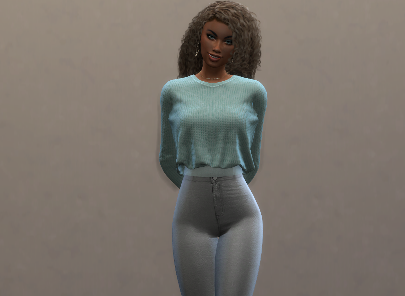 FatalRoseCreations Cuffed Sweater - Screenshots - The Sims 4 Create a ...