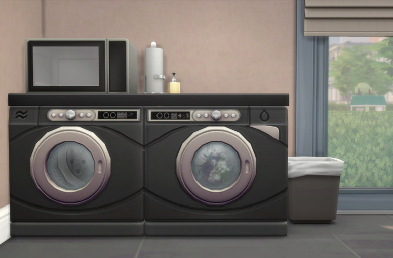 Under Counter Washing Machine & Dryer The Sims 4 Build / Buy