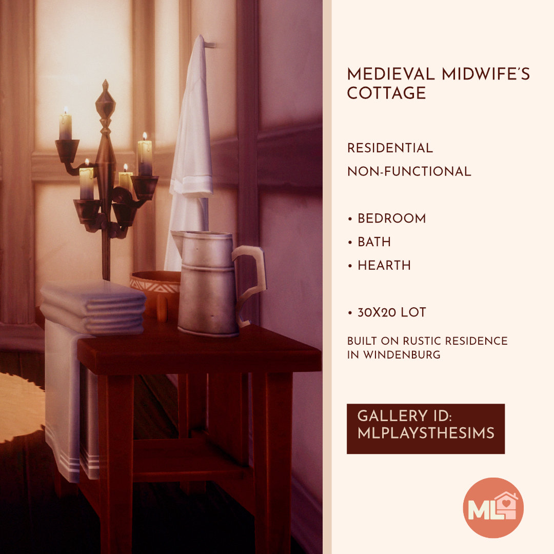 Medieval Midwife's Cottage (no CC) - The Sims 4 Rooms / Lots - CurseForge