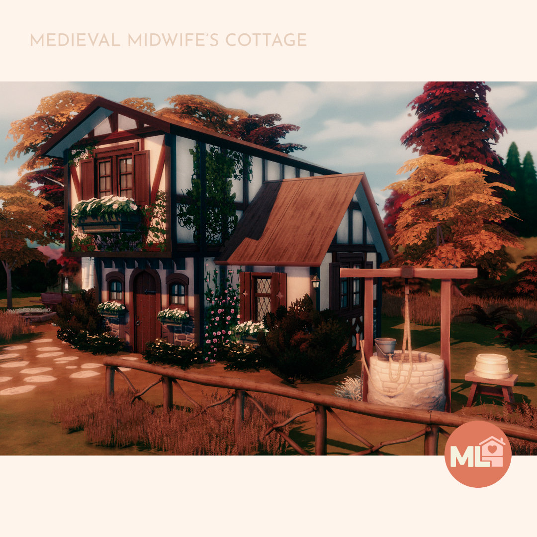 Medieval Midwife's Cottage (no CC) - The Sims 4 Rooms / Lots - CurseForge