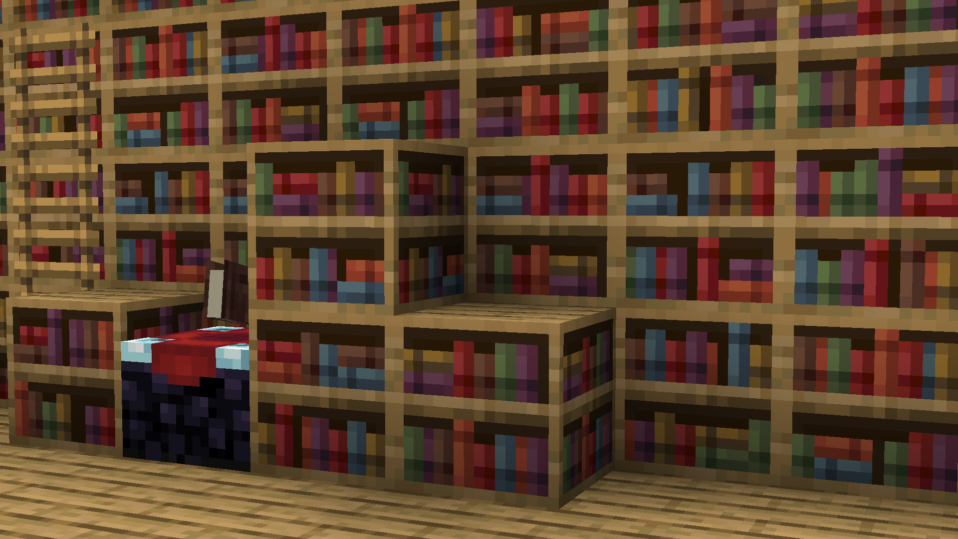 Minecraft : 10 Bookshelf Design With Chiseled Bookshelf In 1.19 