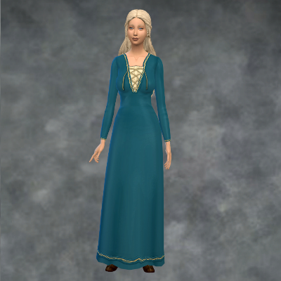 Helena Historical Dress - The Sims 4 Create a Sim - CurseForge