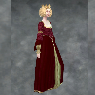 Sherabhim’s The Queen Dress Redux for All Ages - The Sims 4 Create a ...