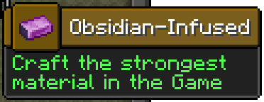 Obsidian-Infused Enderite Ingot Advancement