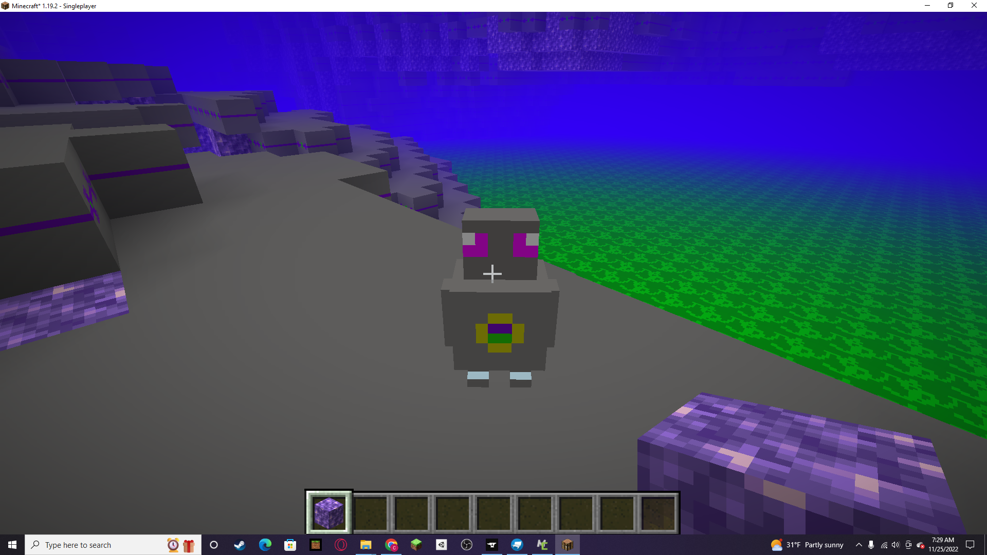 They spawn naturally in exile forest biomes in the exile dimension, they love shiny amethyst