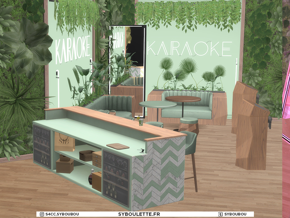Karaoke set (2022) The Sims 4 Build / Buy