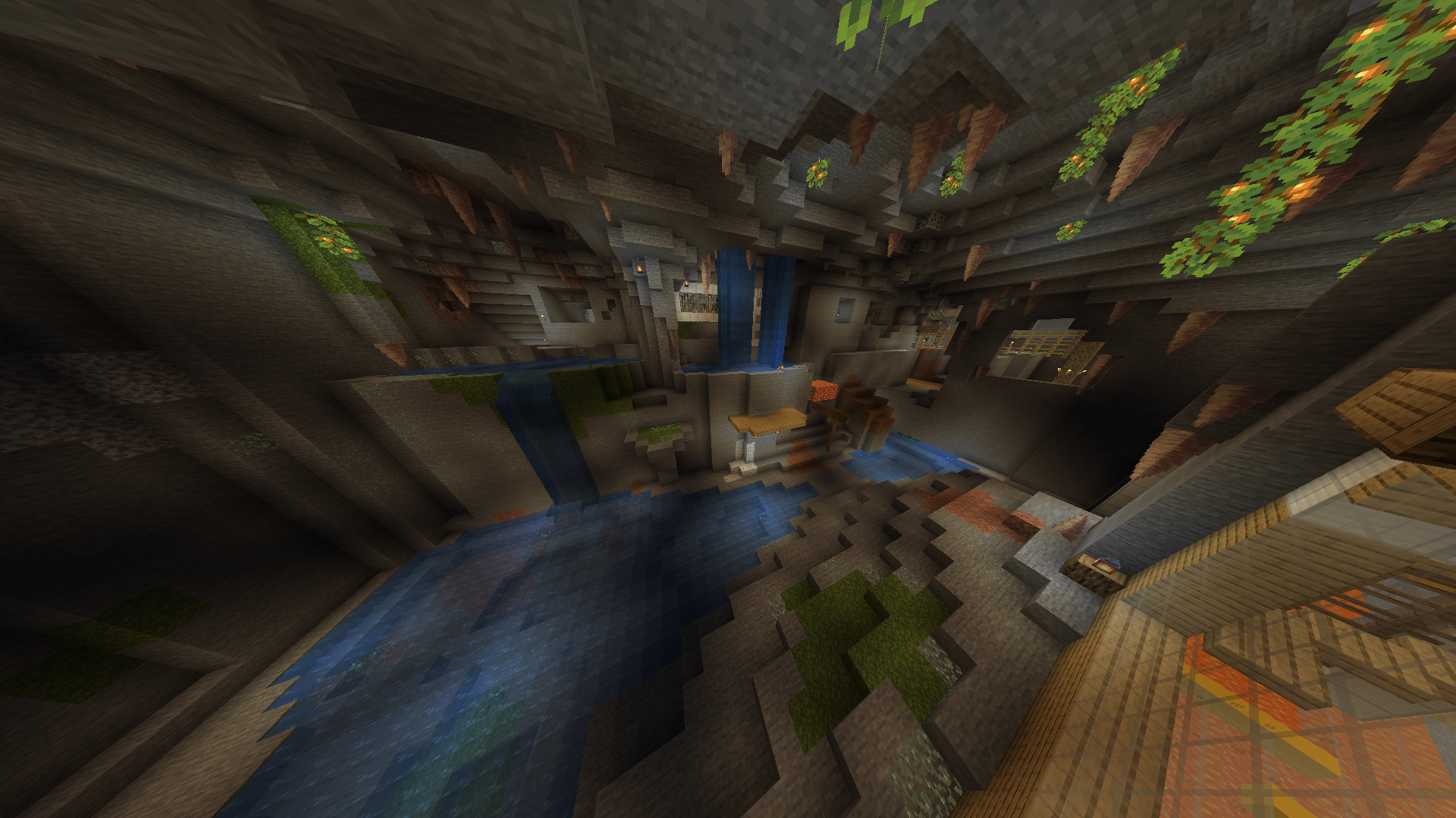 A view of the cavern