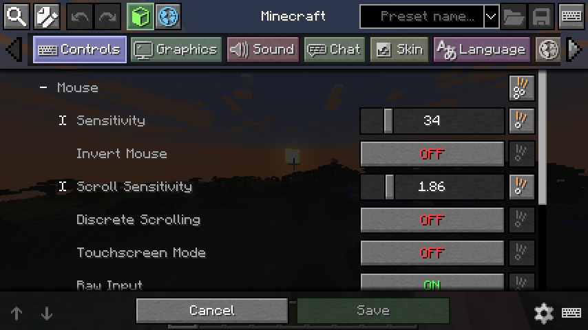 Minecraft Options