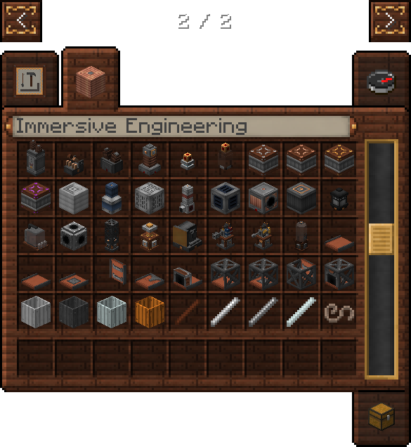 Creative GUI Immersive Engineering