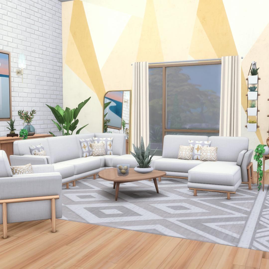 Phumo Seating - Sectional Sofa and Chaise - The Sims 4 Build / Buy ...