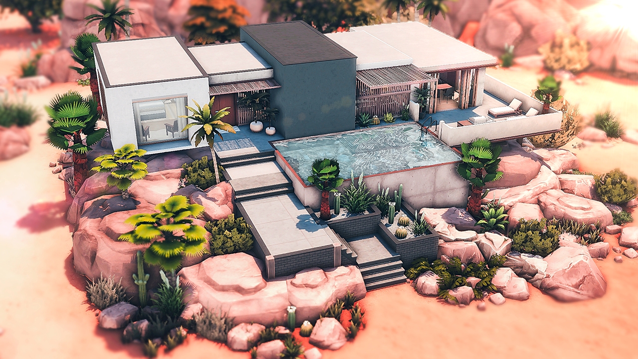 Desert House - The Sims 4 Rooms / Lots - CurseForge