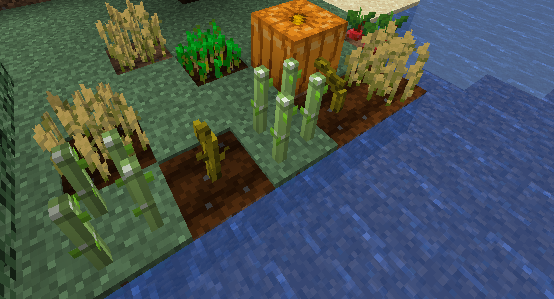 Crops with 3d textures