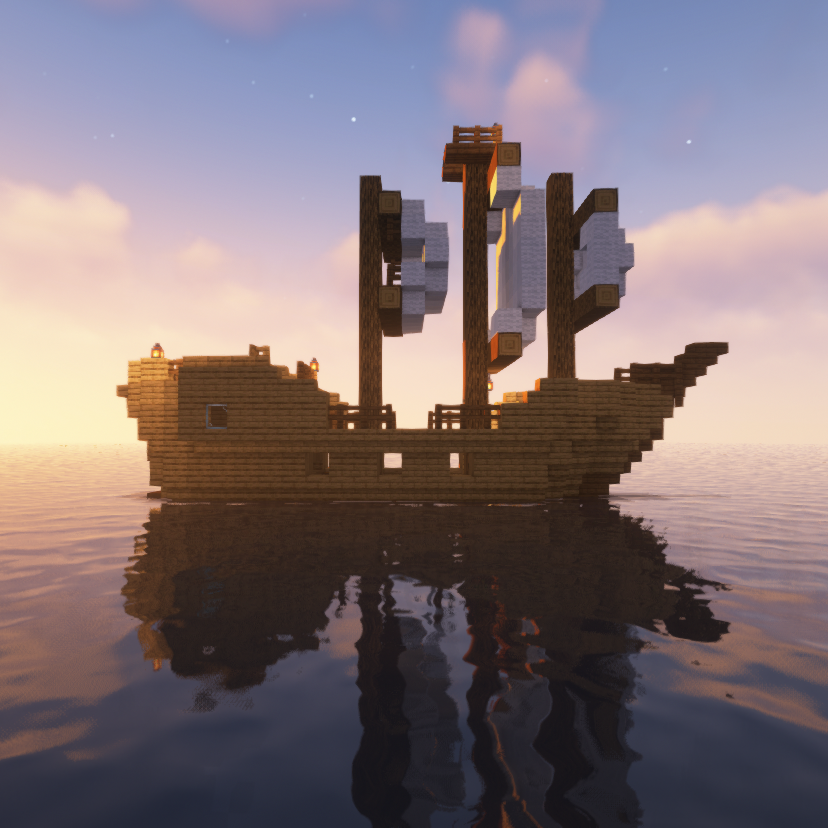 minecraft wrecked pirate ships