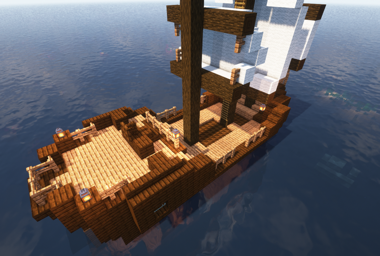 minecraft wrecked pirate ships