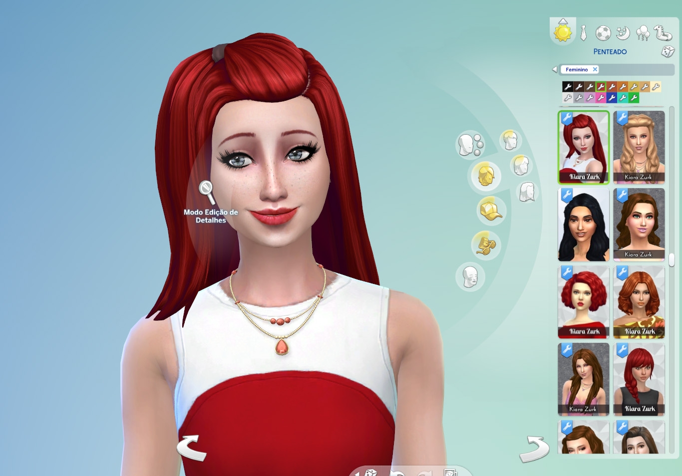 Melanie Hairstyle Screenshots The Sims 4 Create A Sim Curseforge