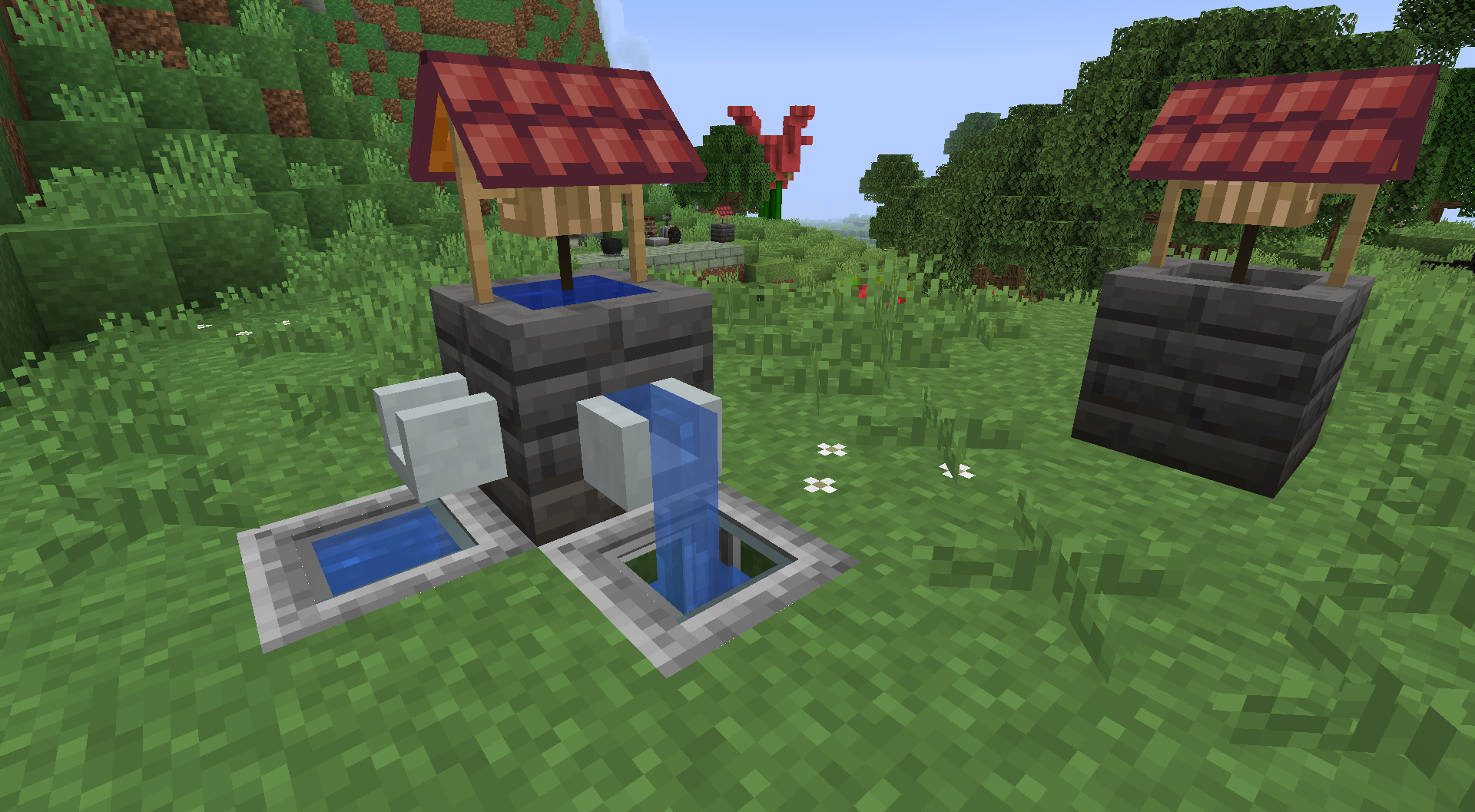 Pictured Ceramic's faucets and Pyrotech's stone tanks.