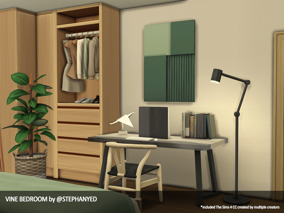 Vine Bedroom The Sims 4 Rooms / Lots