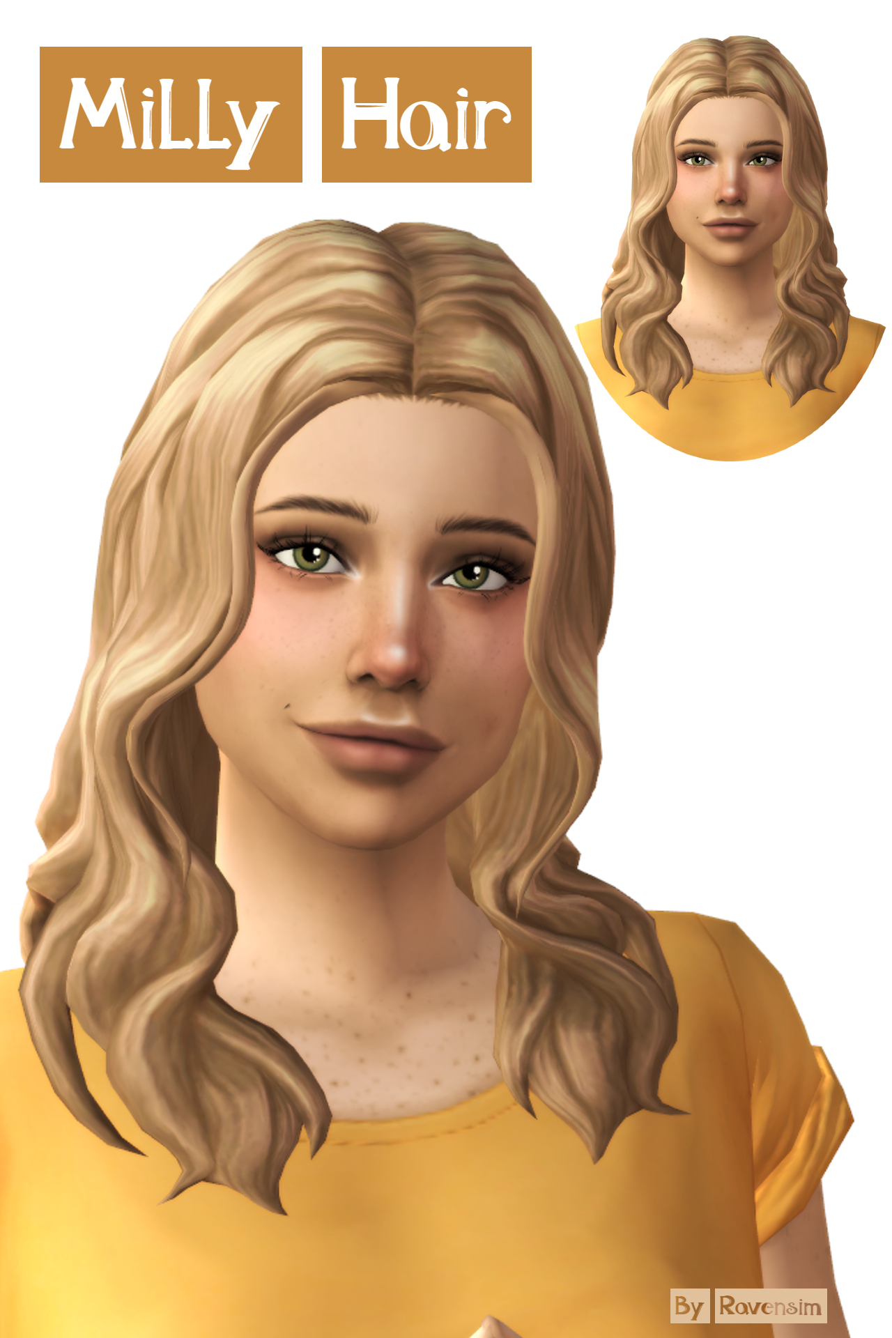 Naturally Mine - Adult Hair - The Sims 4 Create a Sim - CurseForge