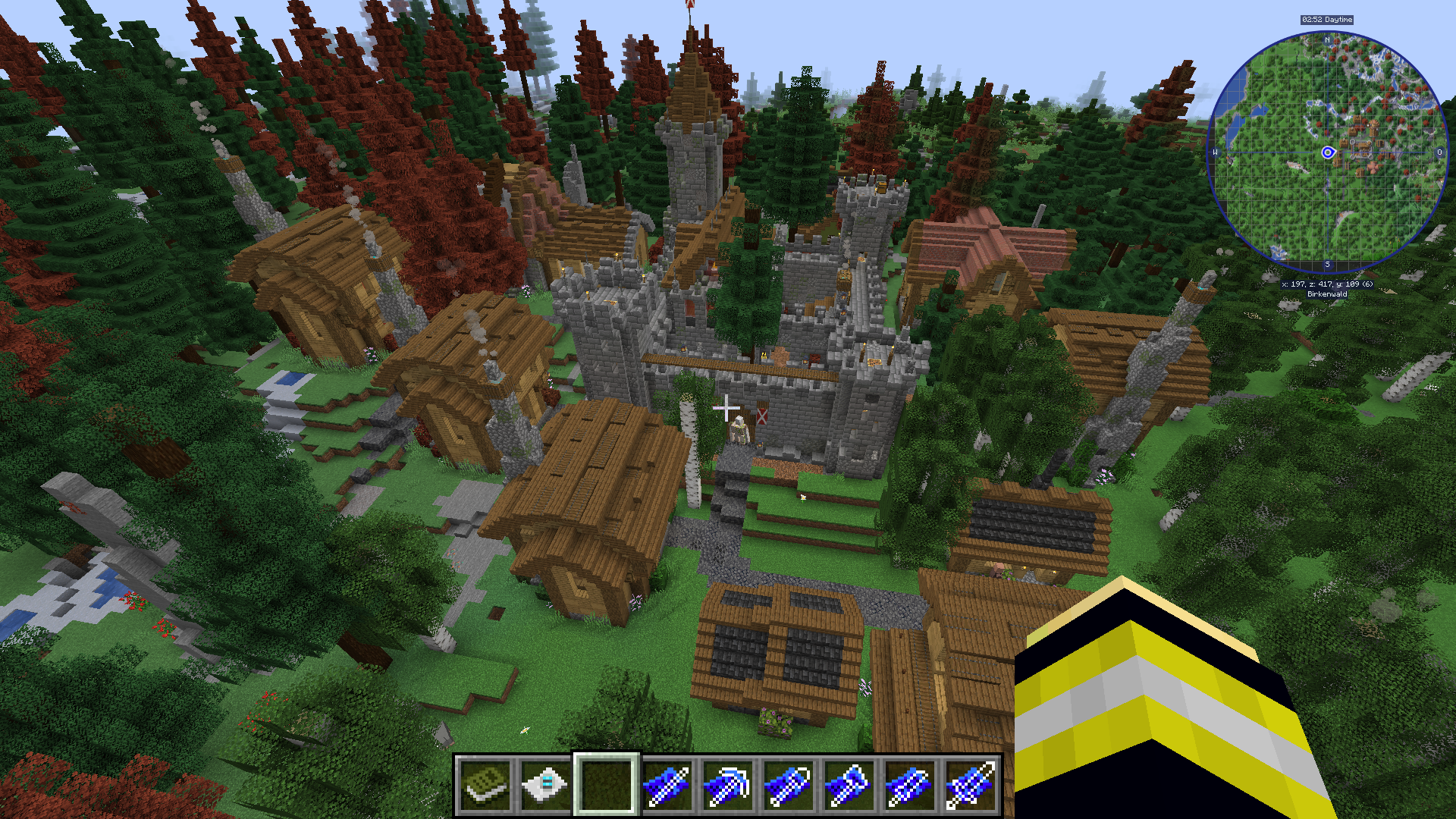 So sehen generierte Burgen aus.
Here you can see a generated castle.