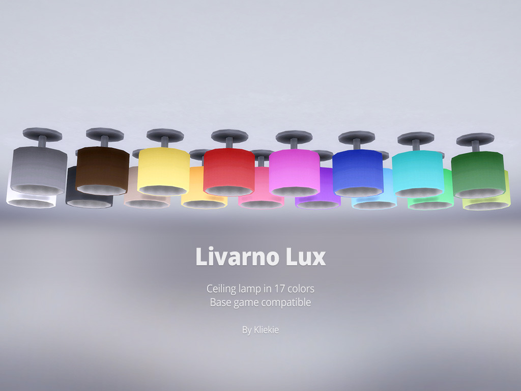 Livarno Lux Lighting Set - The Sims 4 Build / Buy - CurseForge