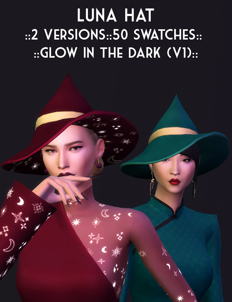 Luna Hats Screenshots - Create a Sim - The Sims 4