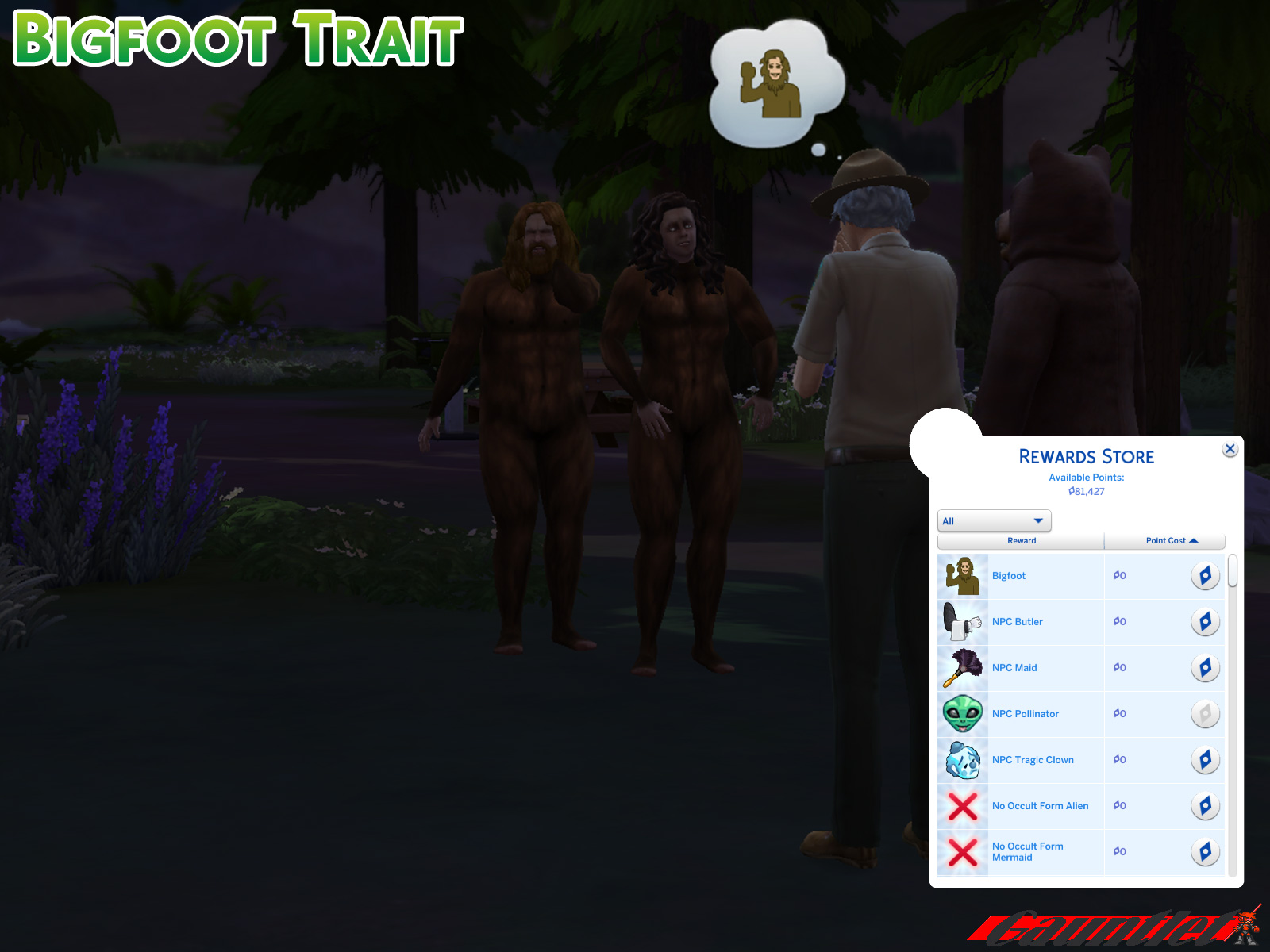 Bigfoot Trait