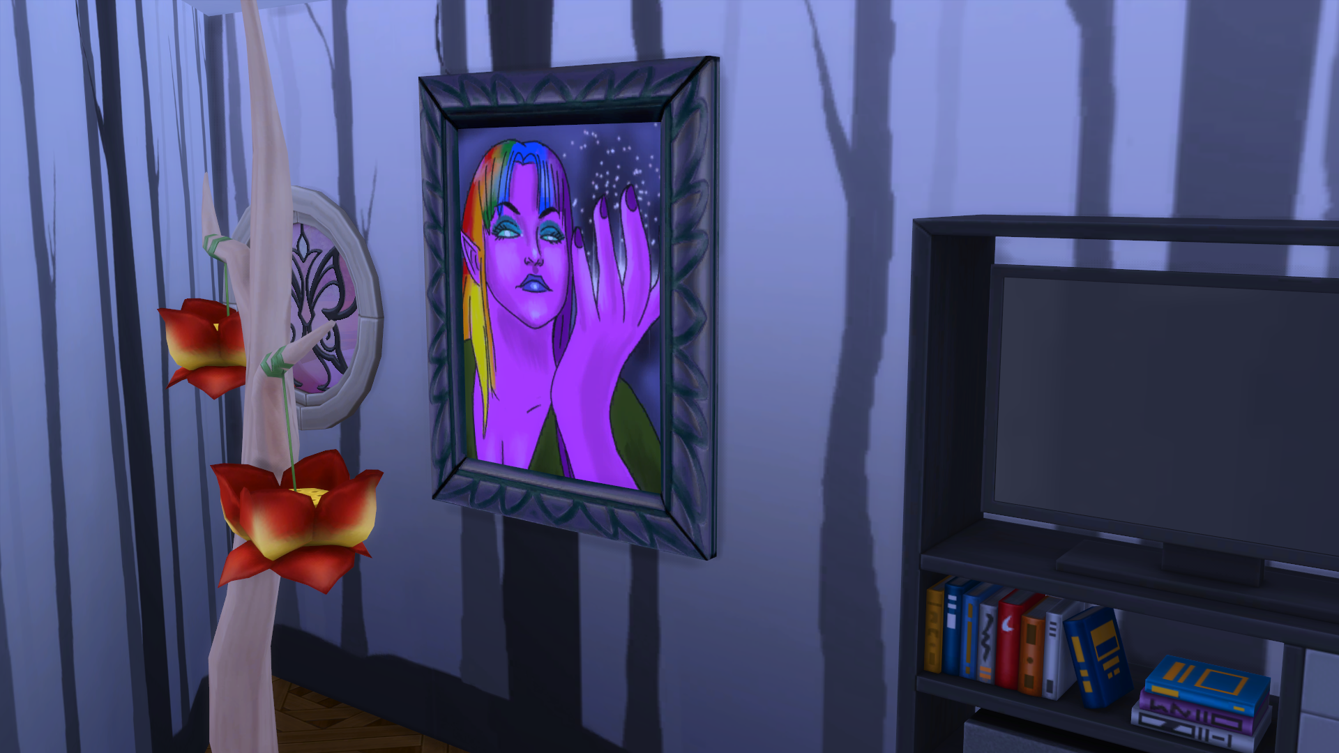 View of portrait in game