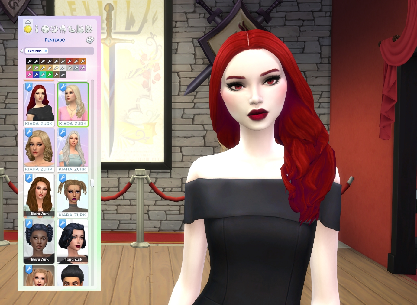 Michelle Hairstyle (new version) - Screenshots - The Sims 4 Create a ...