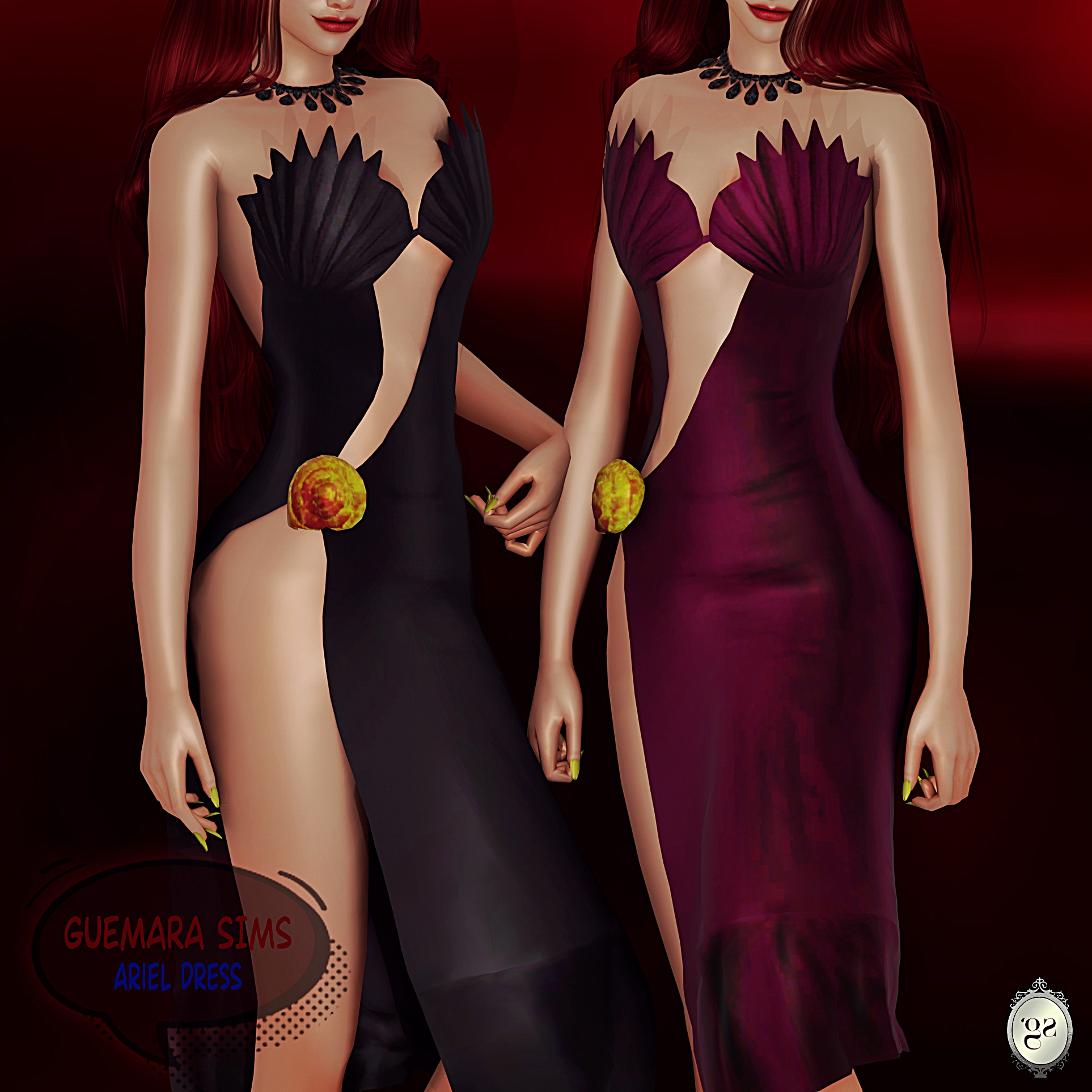 Carmilla dress - The Sims 4 Create a Sim - CurseForge