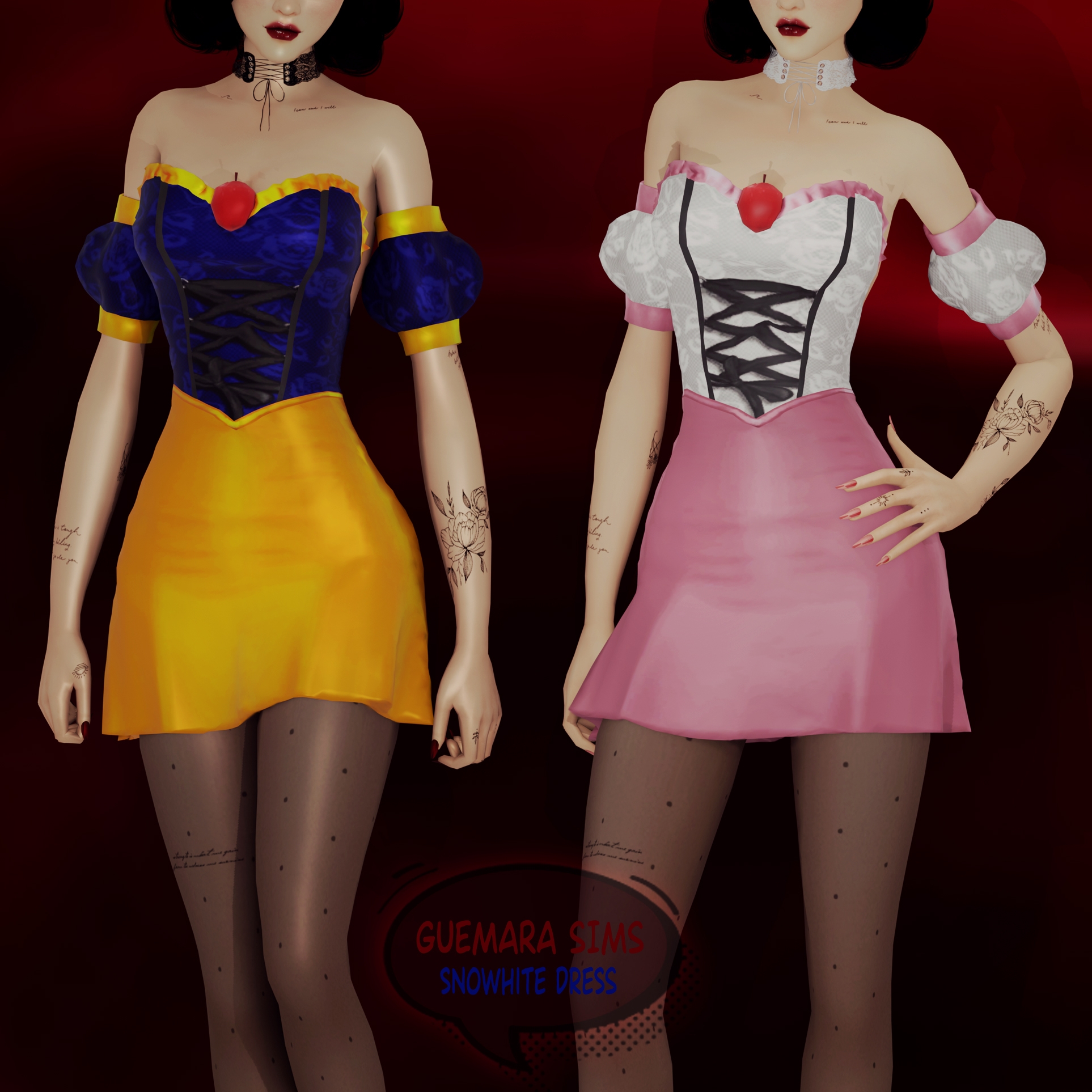 Carmilla dress - The Sims 4 Create a Sim - CurseForge