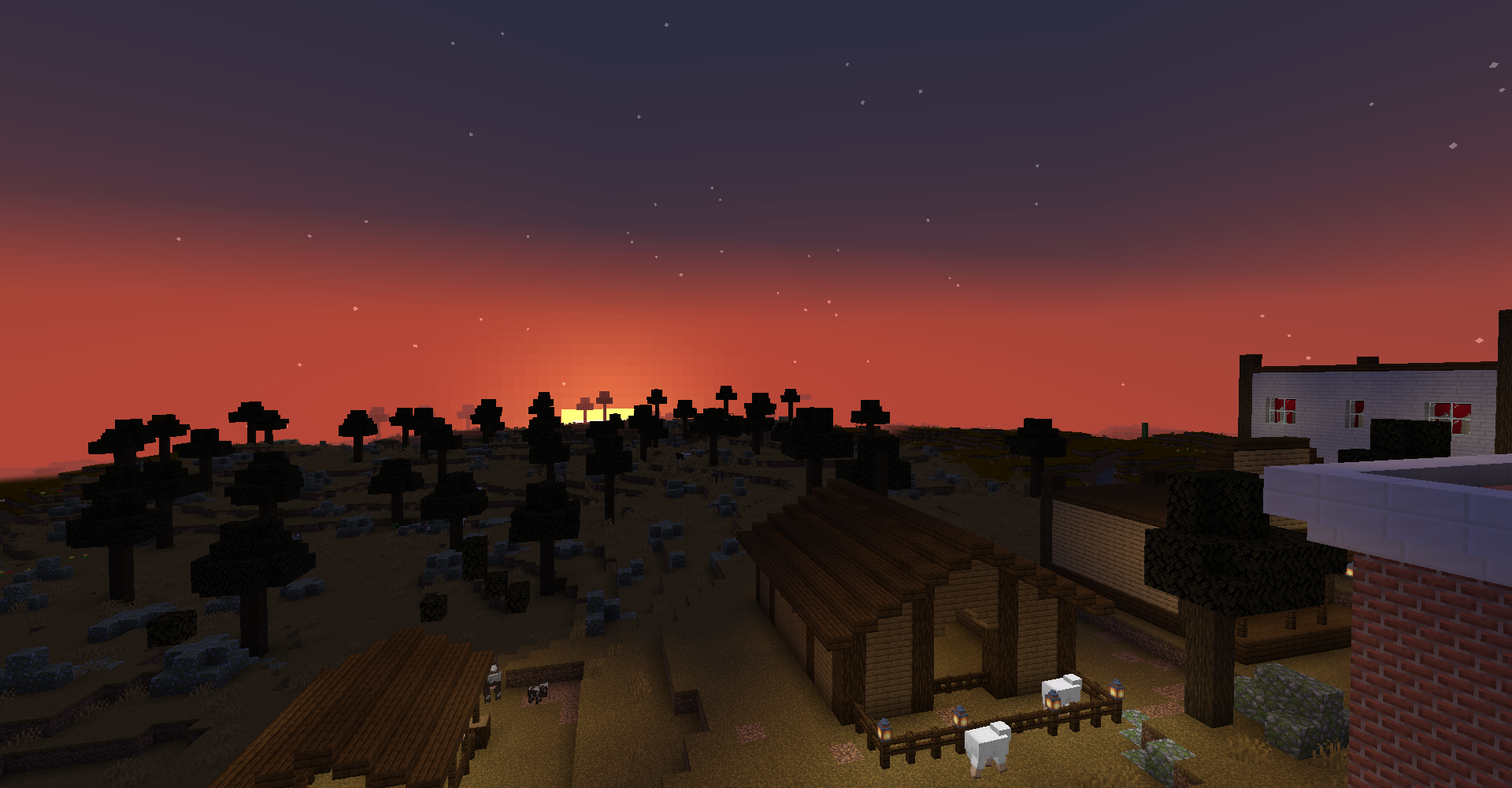 1.18.2 Towns at sunset