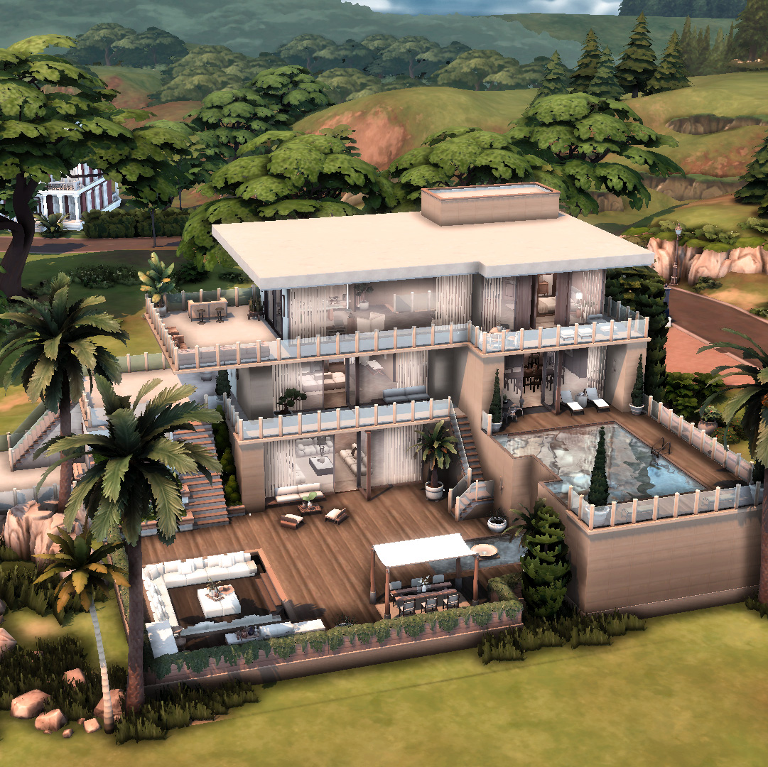 Luxury Modern House Screenshots The Sims 4 Rooms Lots CurseForge