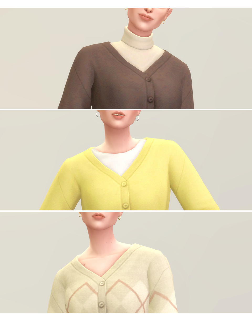 Cute Cardigan - The Sims 4 Create a Sim - CurseForge