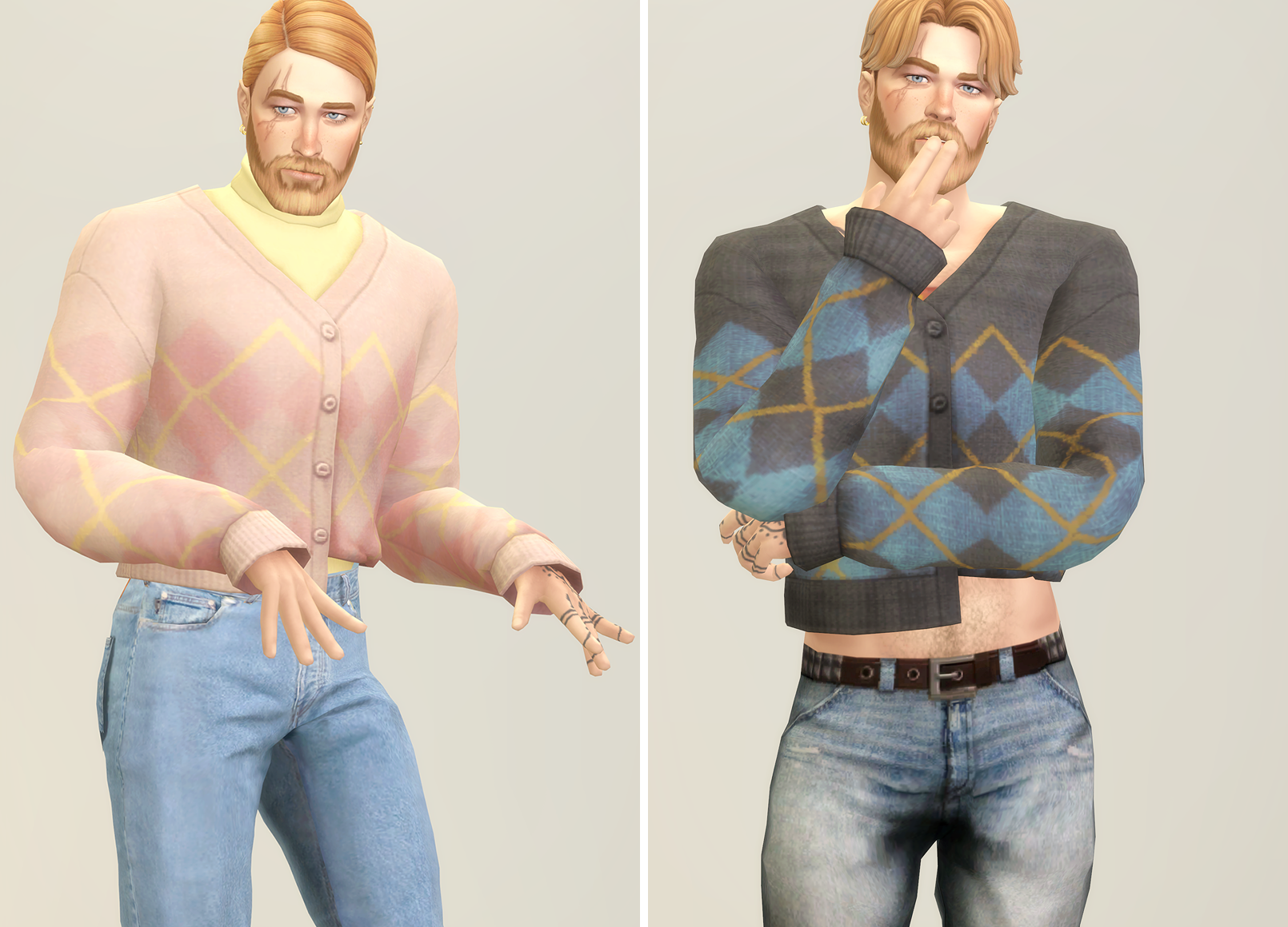 Cute Cardigan - The Sims 4 Create a Sim - CurseForge