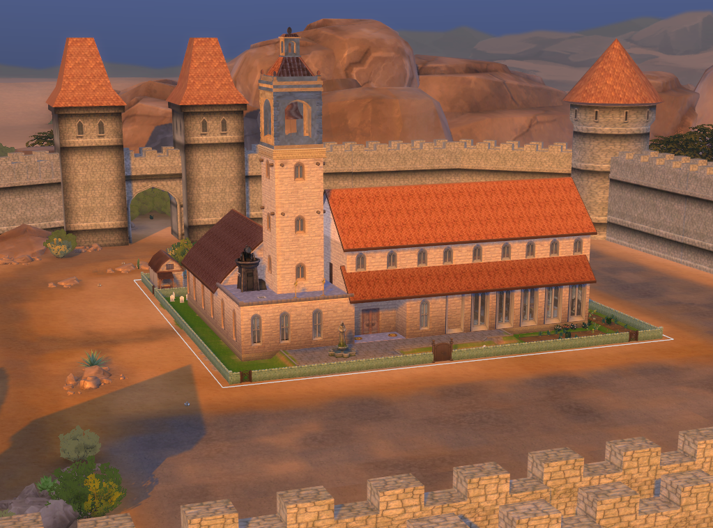 Peteran Monastery - Replacement Lot for the GTW Science Lab - The Sims ...