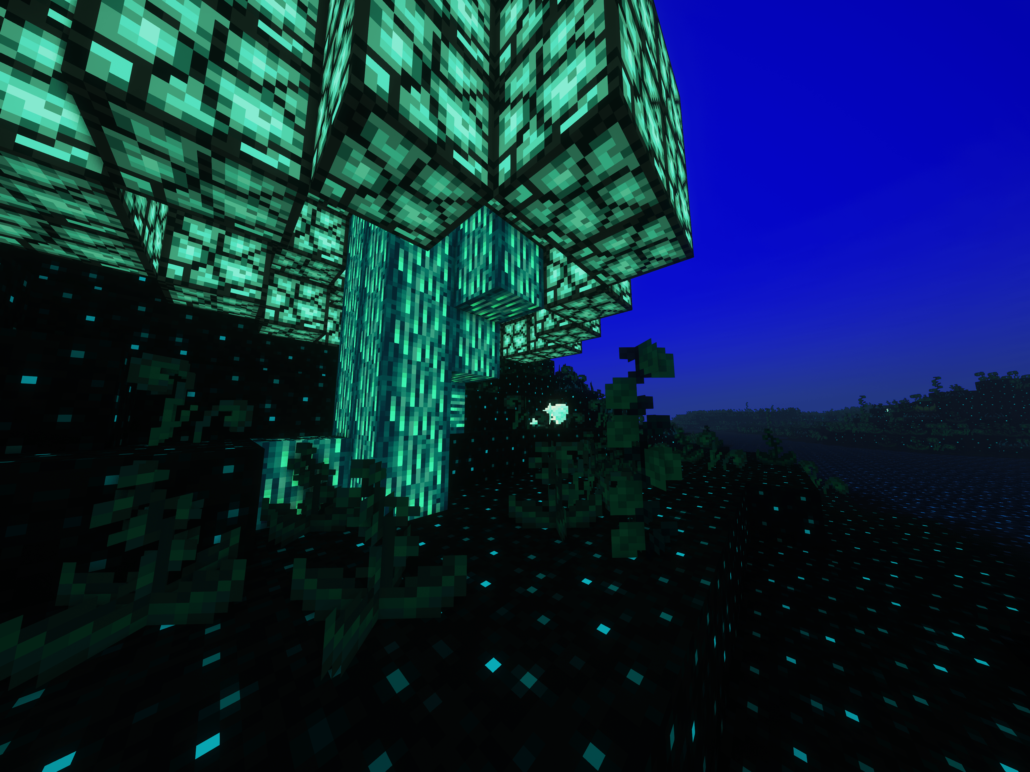 Glowy things and strange sounds