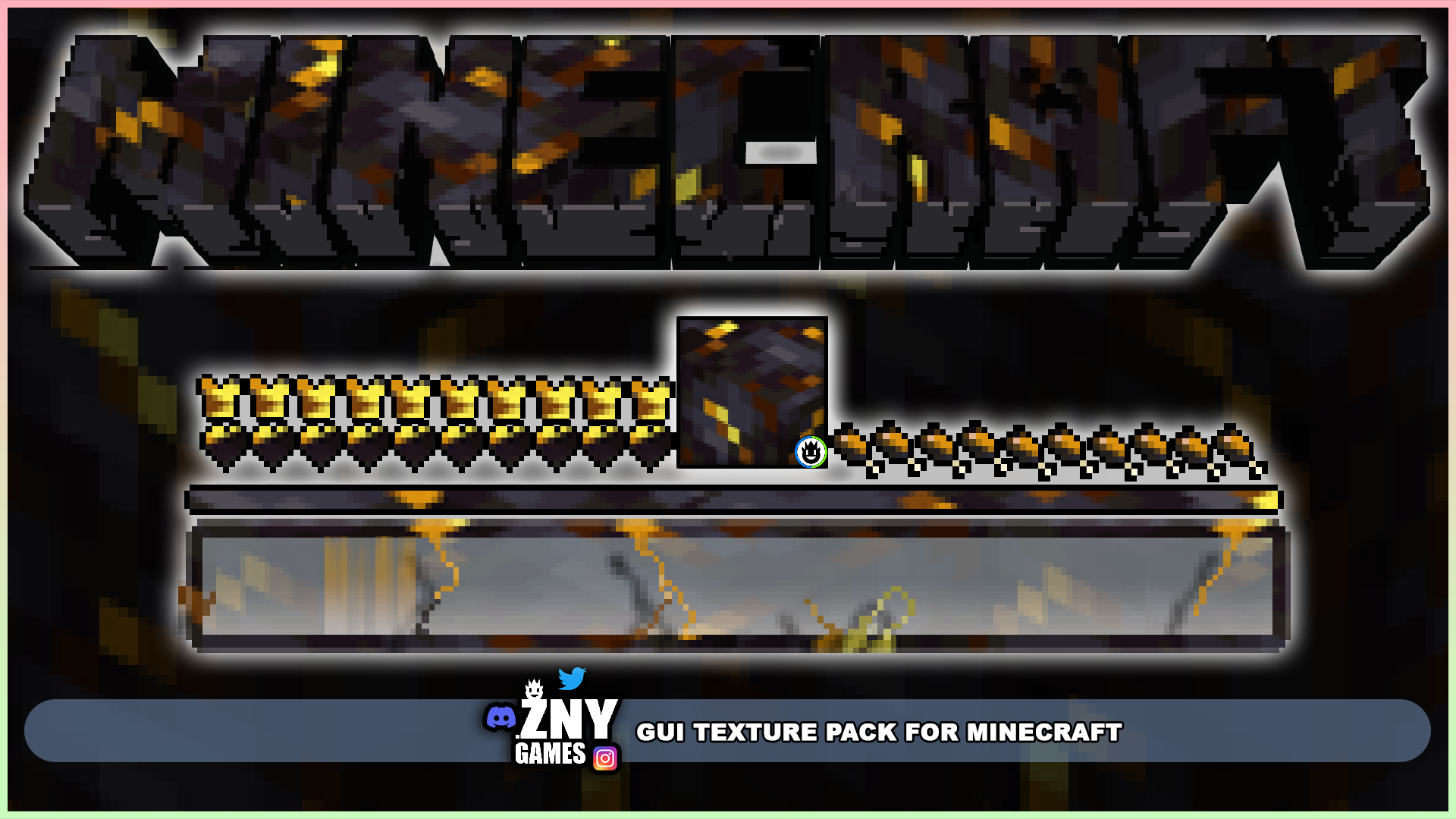 GILDED BLACKSTONE [GUI Pack] Minecraft Bedrock Addons