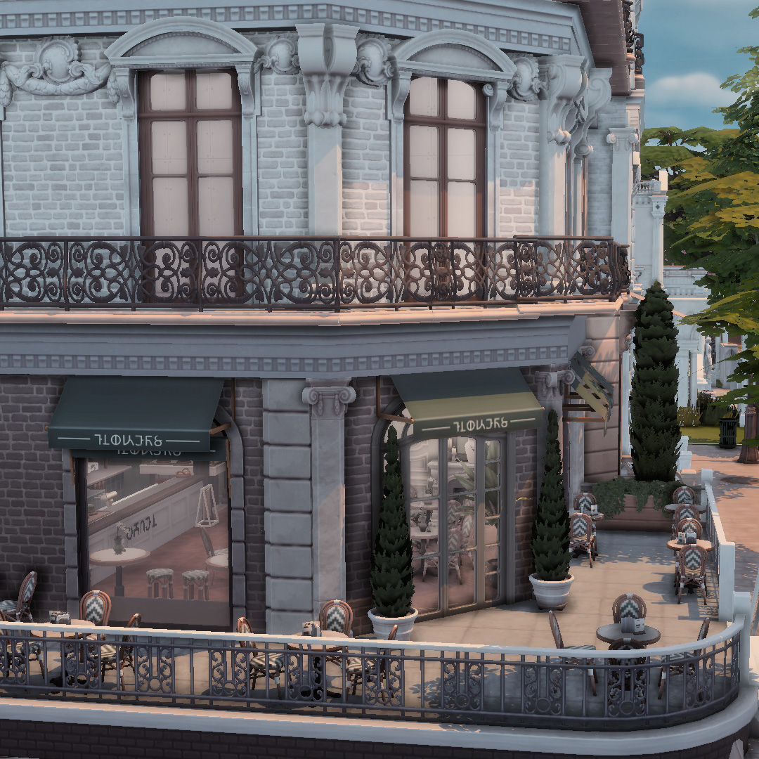 Parisian café - The Sims 4 Rooms / Lots - CurseForge