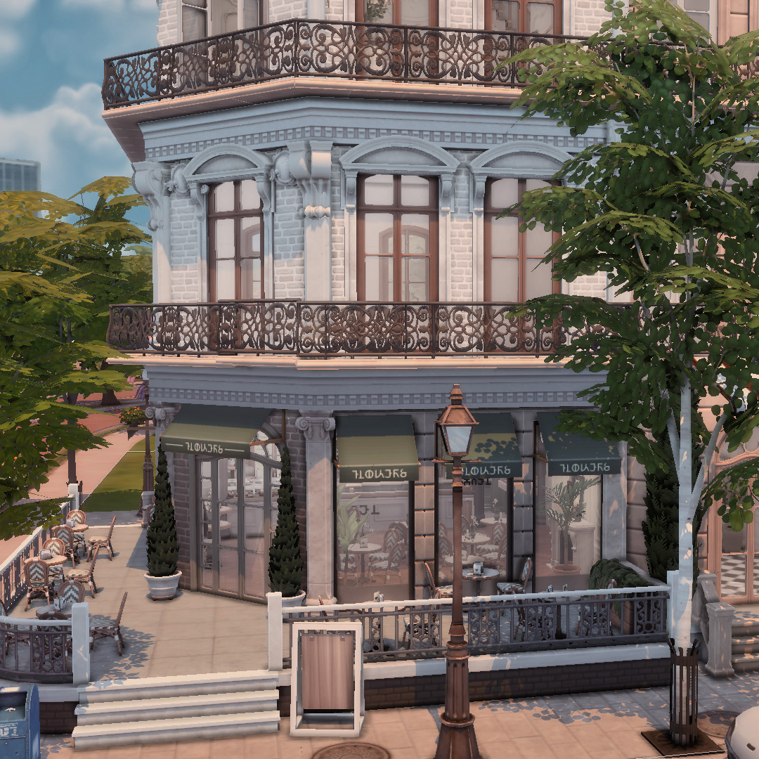 Parisian café - The Sims 4 Rooms / Lots - CurseForge