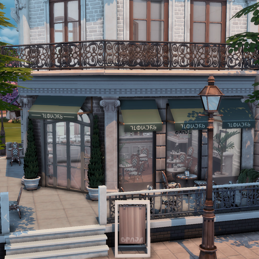 Parisian café - The Sims 4 Rooms / Lots - CurseForge